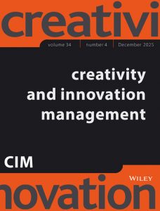 Logo von Creativity and Innovation Management