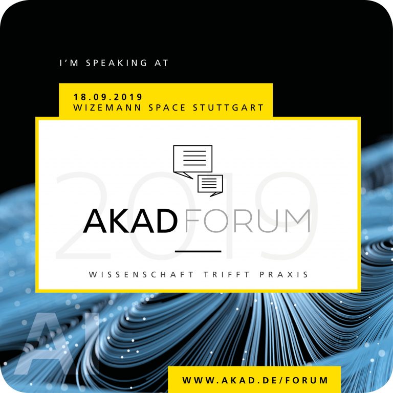 Foto von der AKAD-Forum-Konferenz 2019