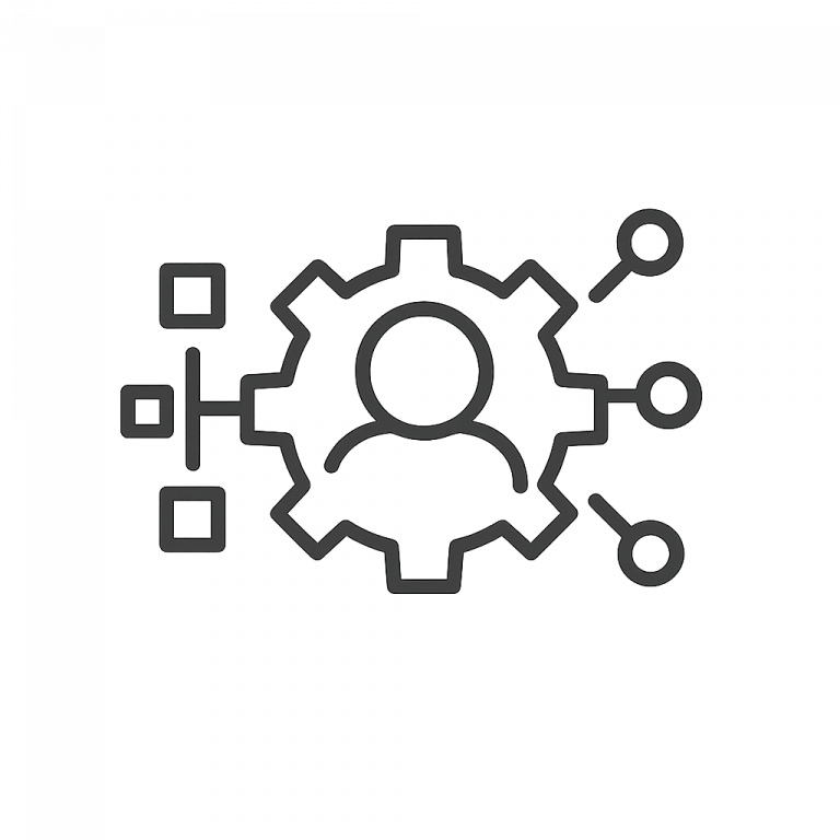 Icon des Souveränitäts-Medaillons als Symbol für die Kategorie Digitale Transformation