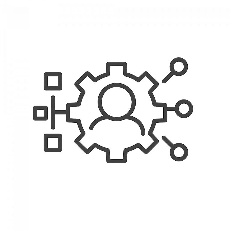 Icon des Souveränitäts-Medaillons als Symbol für die Kategorie Digitale Transformation