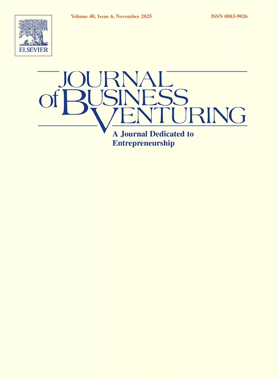 Logo des Journal of Business Venturing (JBV)