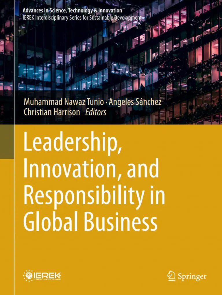 Buchcover „Leadership, Innovation, and Responsibility in Global Business“, Springer